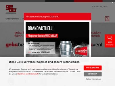 Website von Bartholomäus GmbH