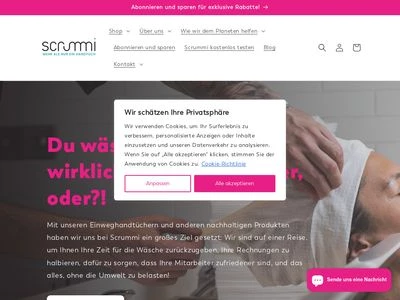 Website von Scrummi