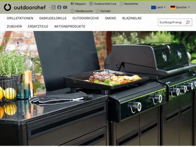 Website von Outdoorchef AG