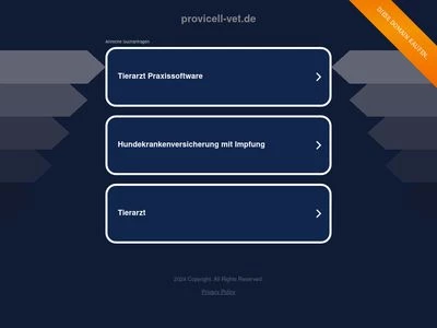 Website von PROVICELL GmbH