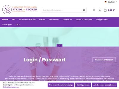 Website von Steidl & Becker GmbH