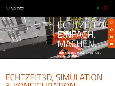 Website von CMC Engineers GmbH