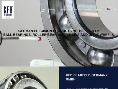 Website von KFB Clarfeld Germany GmbH