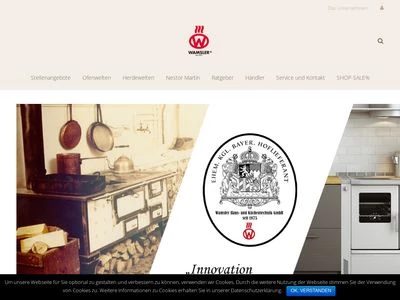 Website von WAMSLER GmbH