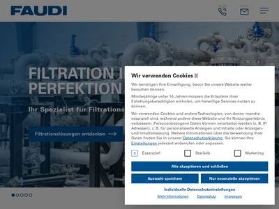 Website von FAUDI  GmbH