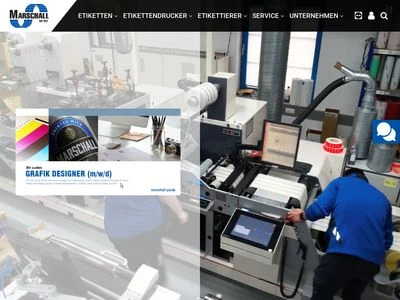 Website von MARSCHALL GmbH & Co. KG