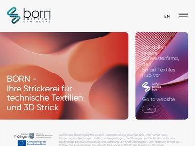 Website von BORN GmbH