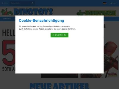 Website von Dinotrading B.V.