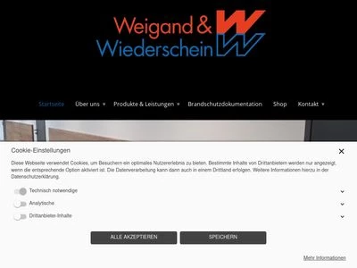 Website von Weigand & Wiederschein GmbH & Co. KG