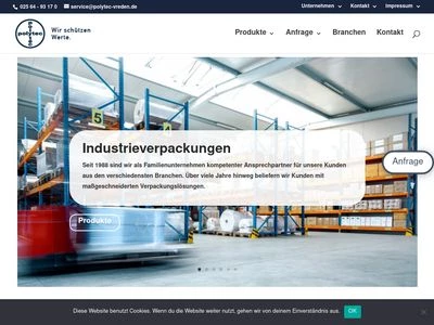 Website von Polytec Kunststoffverarbeitung GmbH & Co.KG