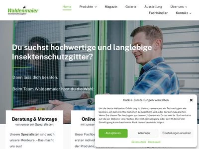 Website von Waldenmaier GmbH & Co. KG