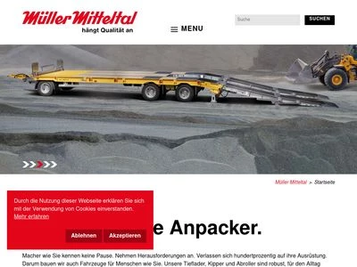 Website von Karl Müller GmbH & Co.KG