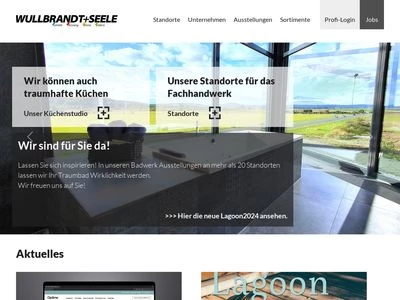 Website von Wullbrandt +Seele GmbH & Co. KG