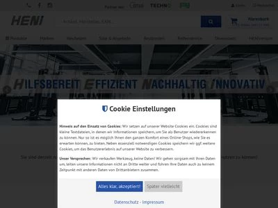 Website von Helmut Niemeyer GmbH