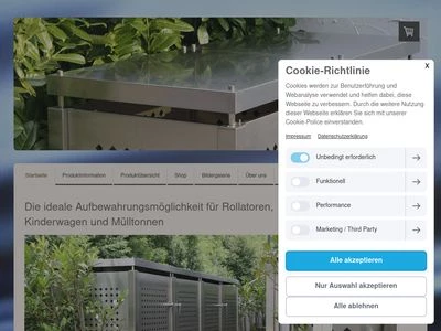 Website von Tidy Produkte GmbH