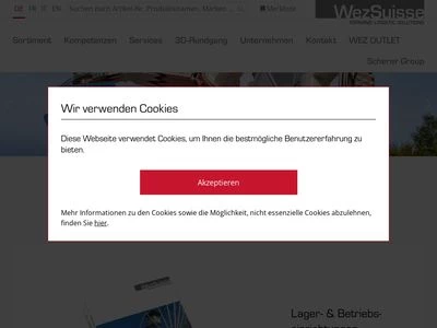 Website von WEZ Kunststoffwerk AG