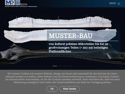 Website von MegaPrototyping GmbH & Co. KG