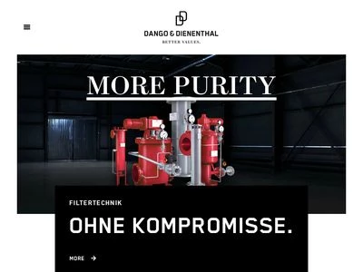 Website von Dango & Dienenthal Filtertechnik GmbH