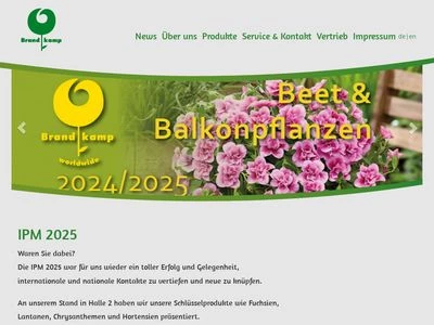 Website von Brandkamp GmbH