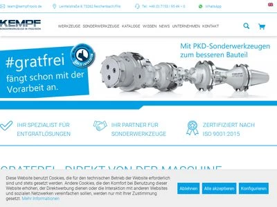 Website von Kempf GmbH