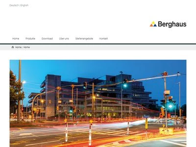 Website von Peter Berghaus GmbH