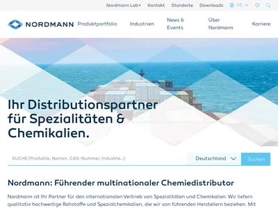 Website von Nordmann Rassmann GmbH