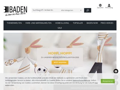 Website von Baden GmbH