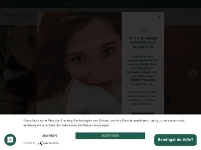 Website von Santaverde GmbH