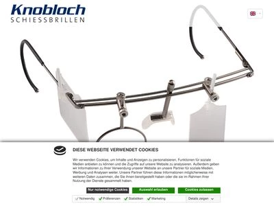 Website von Knobloch-Optik GmbH