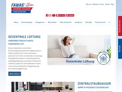 Website von FAWAS GmbH