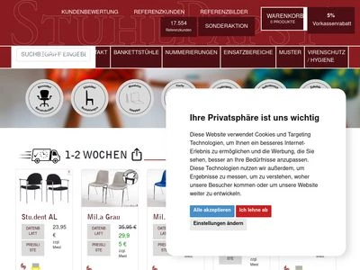 Website von Möbelpapst GmbH