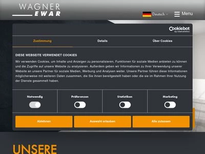 Website von Ernst Wagner GmbH & Co. KG