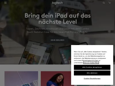 Website von Logitech GmbH