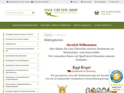 Website von Eggl GmbH