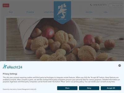 Website von Heinrich Ludwig Verpackungsmittel GmbH