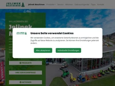 Website von JELINEK MASCHINEN e. U.