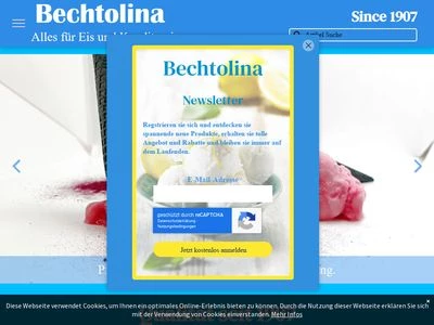 Website von Bechtolina Fabrik Jean Bechtold GmbH & Co KG