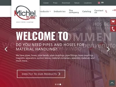 Website von Michel Tube Engineering GmbH