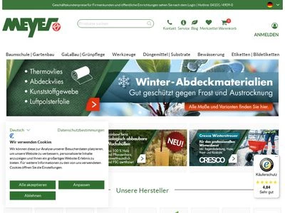 Website von Hermann Meyer KG