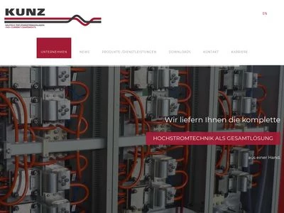 Website von Gebr. Kunz GmbH