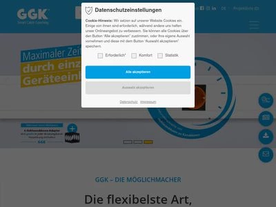 Website von GGK GmbH & Co. KG