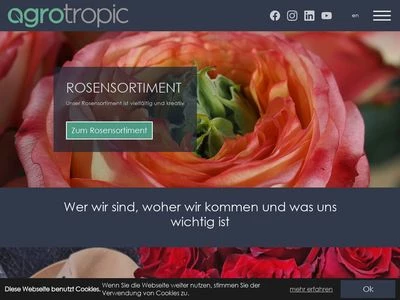 Website von agrotropic AG