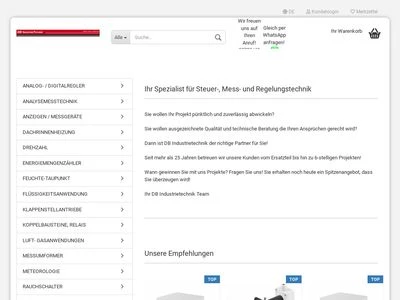 Website von DB Industrietechnik Vertriebs GmbH