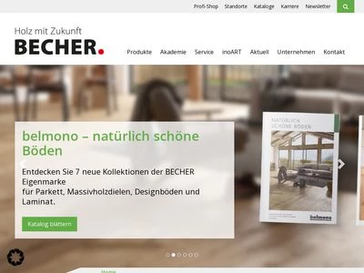 Website von BECHER GmbH & Co. KG