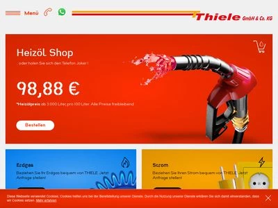 Website von Thiele OHG