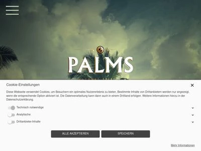 Website von PALMS GmbH