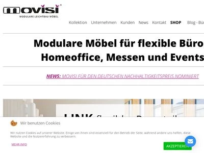 Website von Movisi GmbH