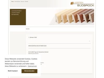 Website von Albert Südbrock GmbH