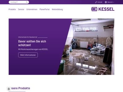 Website von KESSEL AG