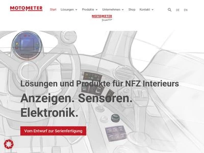 Website von MOTOMETER GmbH